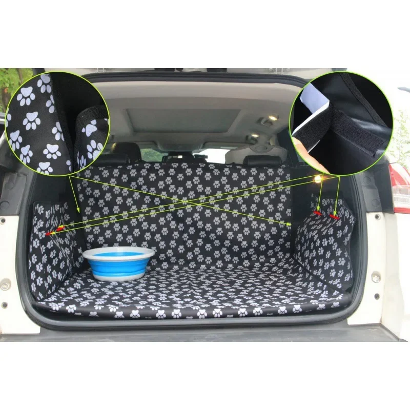 Dog Car  Cover Carrier Hammock Waterproof And Anti-Slip Cushion Pet Protector Travel Mat Extended Pad  Car SUV Truck Dog