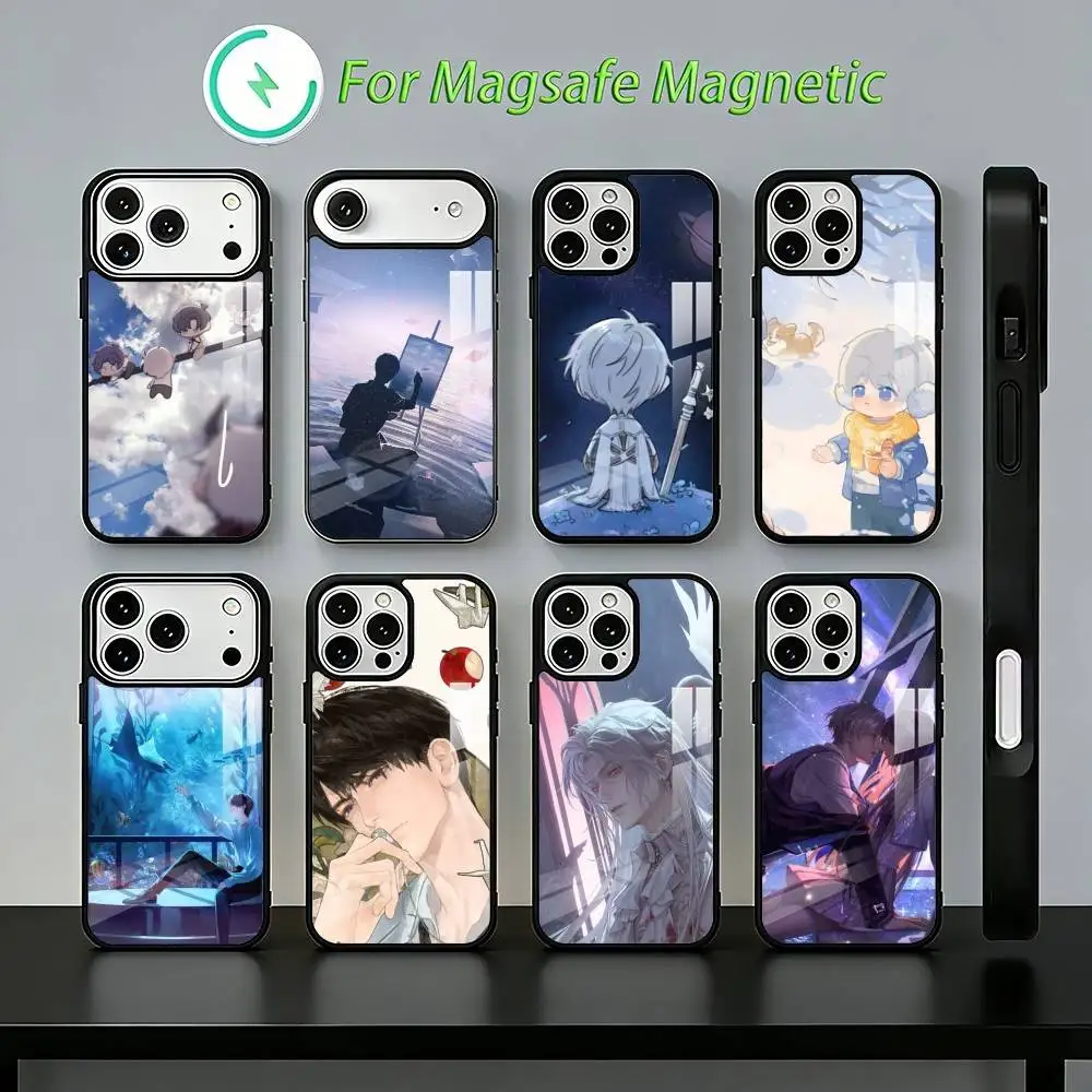 

Love and Deepspace G-Game Phone Case For iPhone17,16,15,14,13,12,11,Plus,Pro,Max For Magsafe Wireless Charging