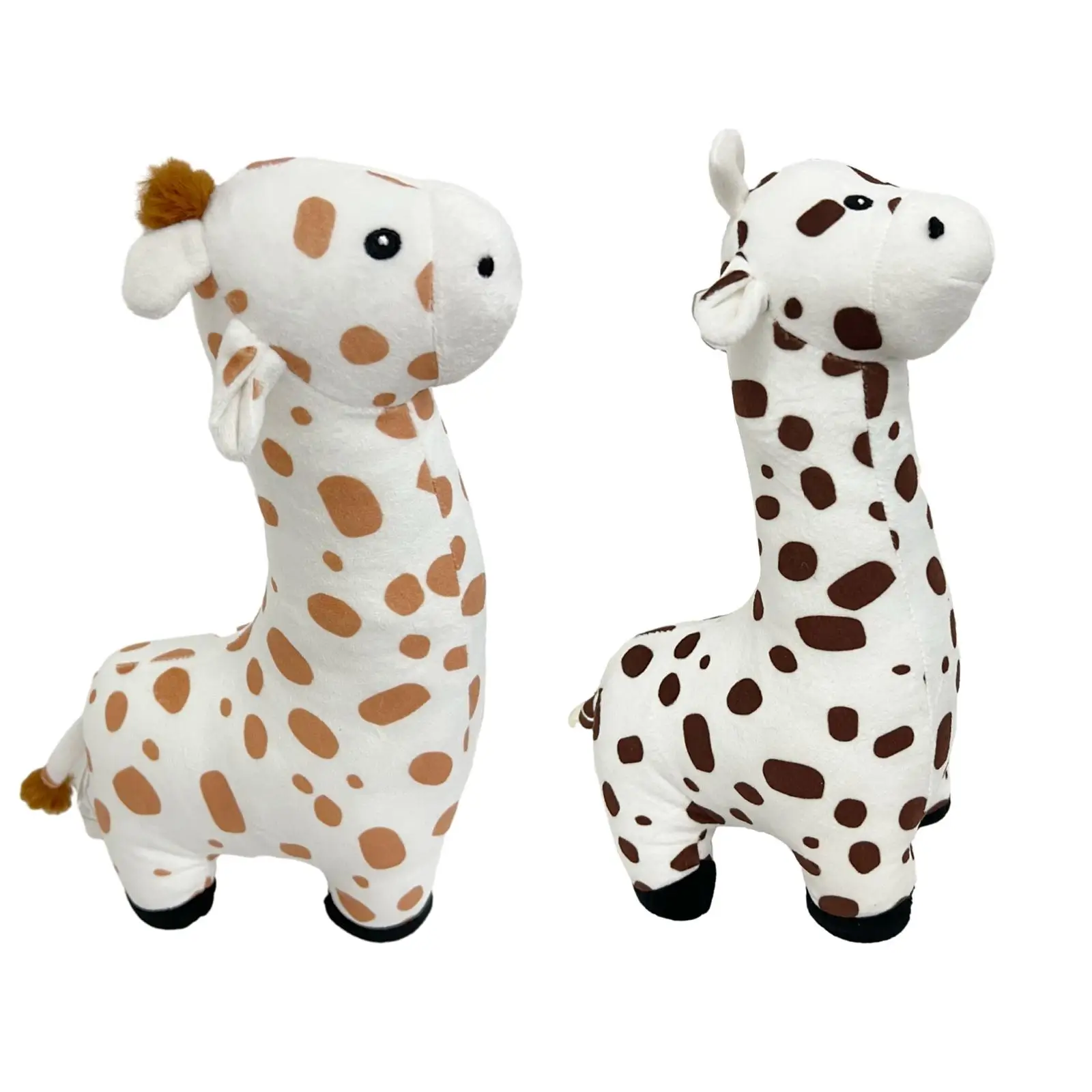 Jouet girafe en peluche, jouet coule, décoration de fête simulée, peluche debout