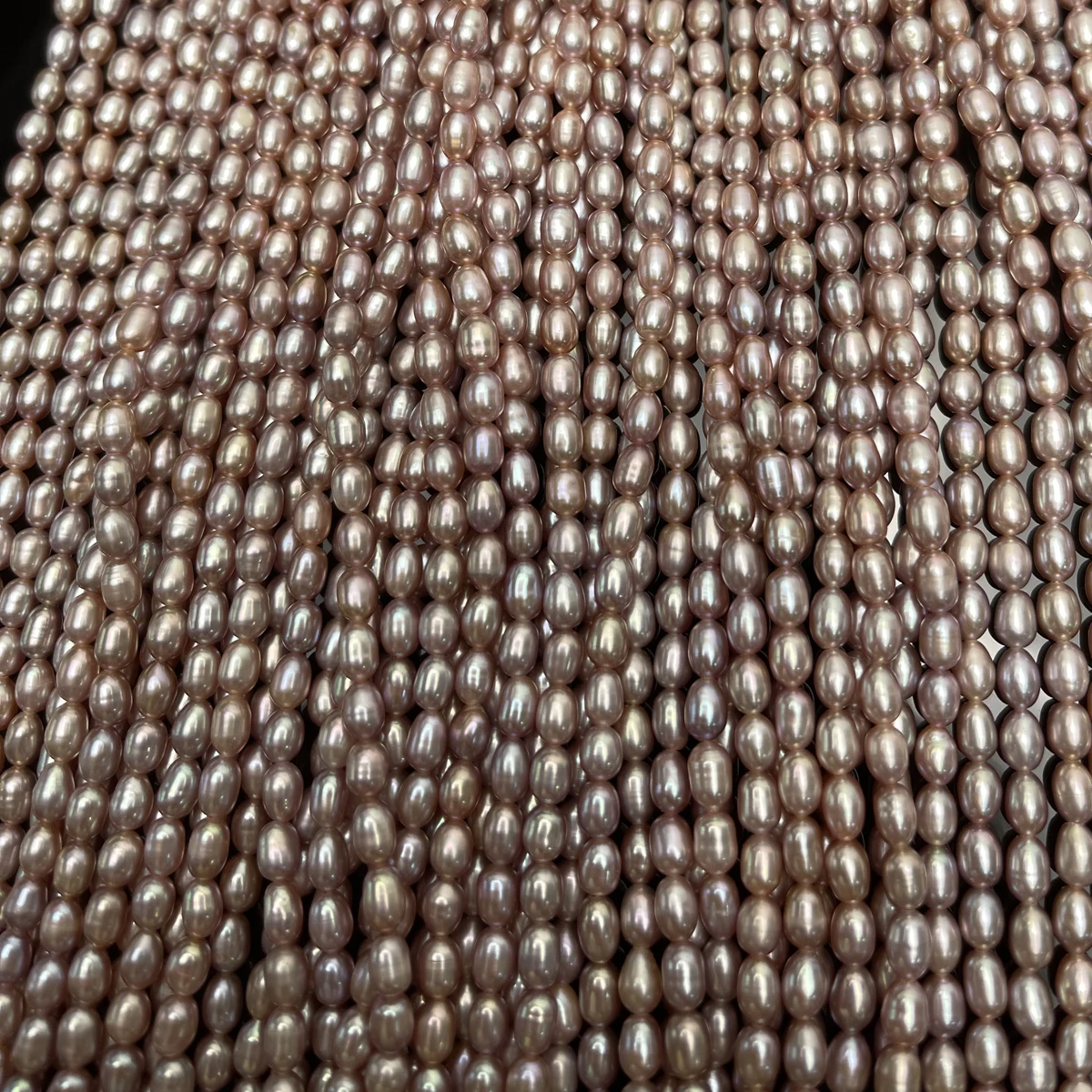 

Natural Freshwater 4-5mm Pearl Purple Rice Loose Bead for Jewelry Make DIY Necklace Earring Bracelet Accessory Women Wholesale