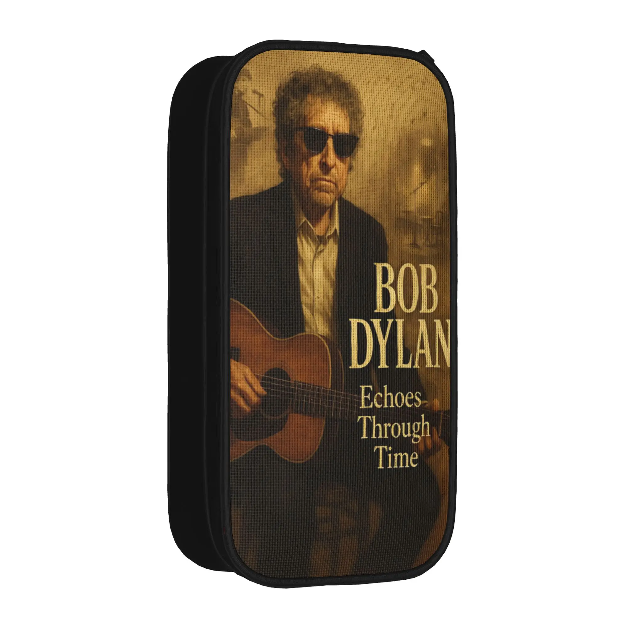 Bob Dylan Singer Pencil Case Creative   Pen Bags Girl Boy Large Storage Students School Cosmetic Pencilcases