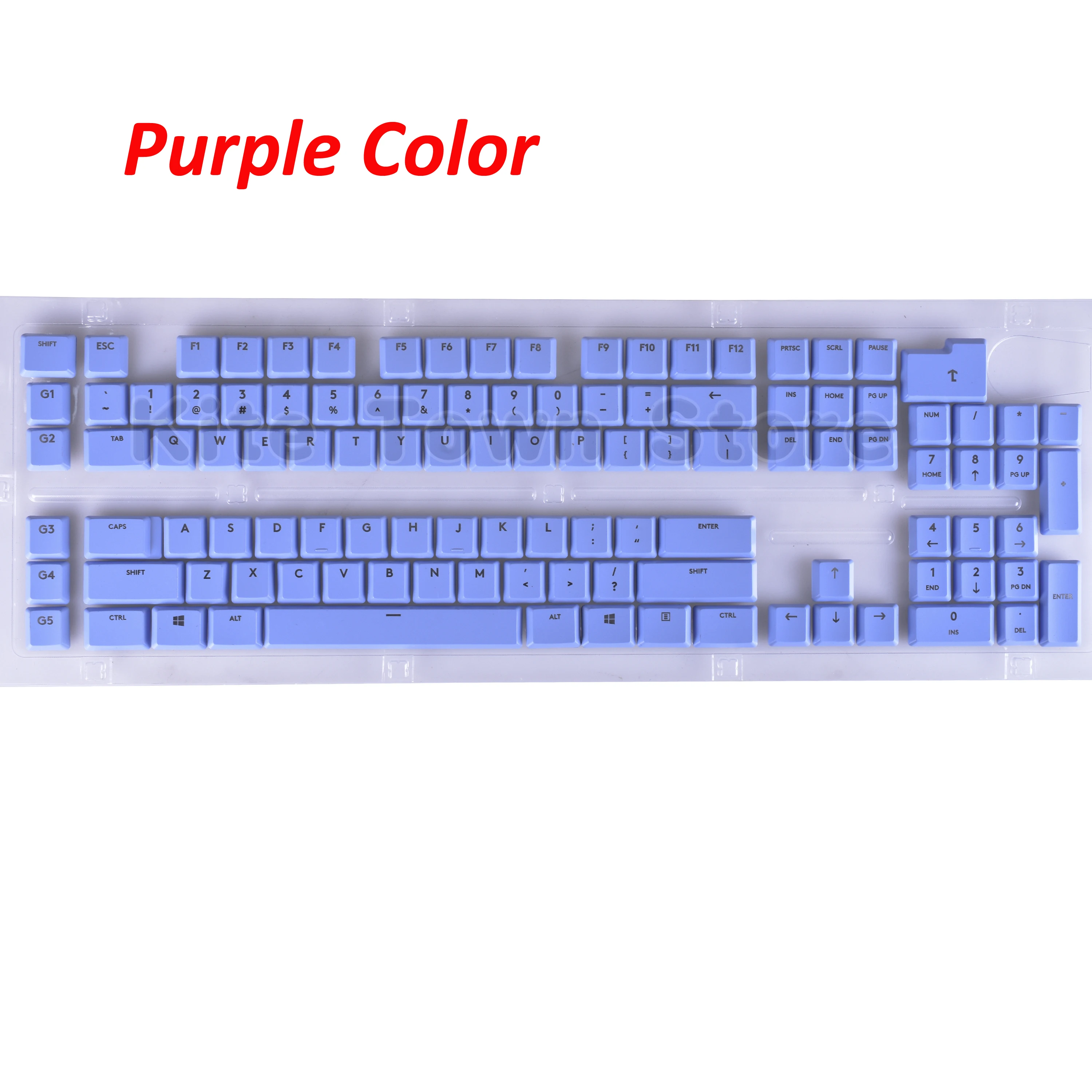 6 Color DIY Keycaps 109pcs + 2pcs Key Caps for Logitech G813 G913 G815 G915 Wireless RGB TKL Keyboard US / UK Version