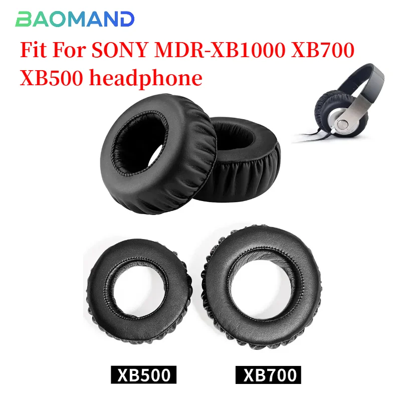 

Soft Foam Protein Leather Headphone Earpads Ear Pads Compatible For SONY MDR-XB1000 XB700 XB500 Headset Earmuff Earphone Sleeve