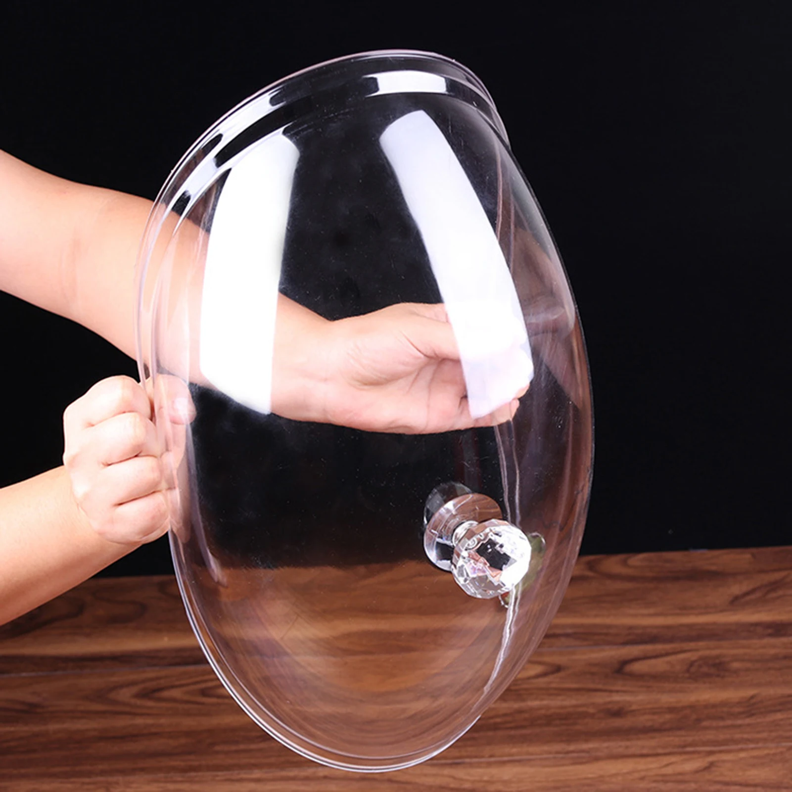 Clear Acrylic Food Cover for Kitchen Home Bakers Dustproof Transparent Cake Display Dome Fruit Meal Protector Durable