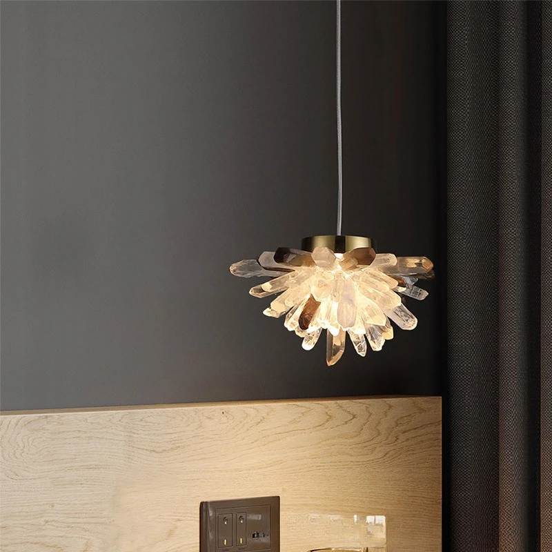 

Creative background wall, corridor, aisle, entrance, restaurant, bar, bedroom, bedside chandelier, French light luxury crystal