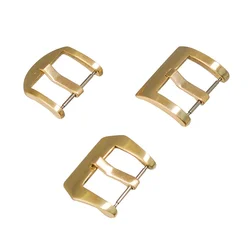 1pc Bronze Buckle 20mm 22mm Metal Brass Pin Buckle Leather Strap / Rubber Band Watch Accessories