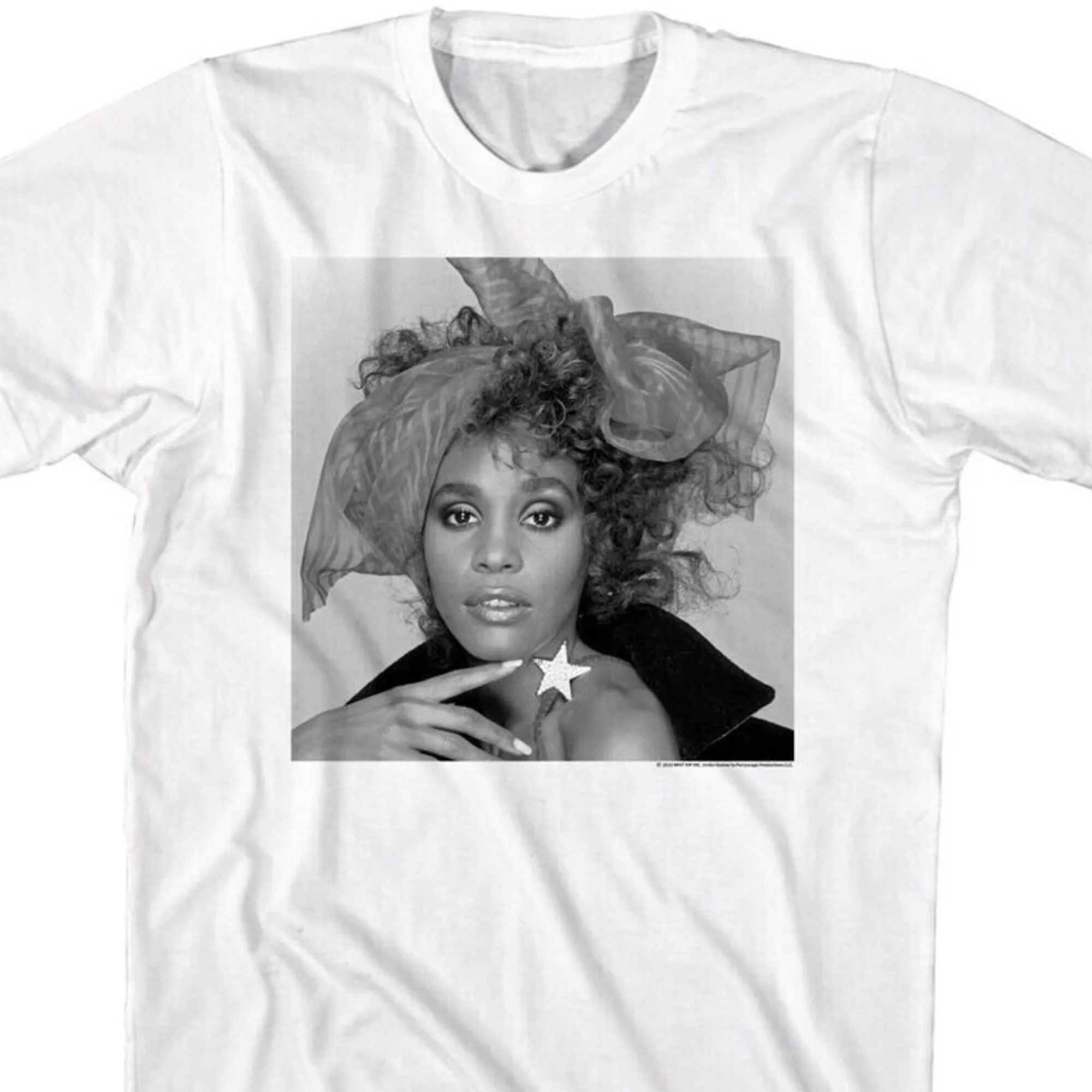 Whitney Houston Believe in You and Me Adult T-Shirt Soul Diva Pop Music Video