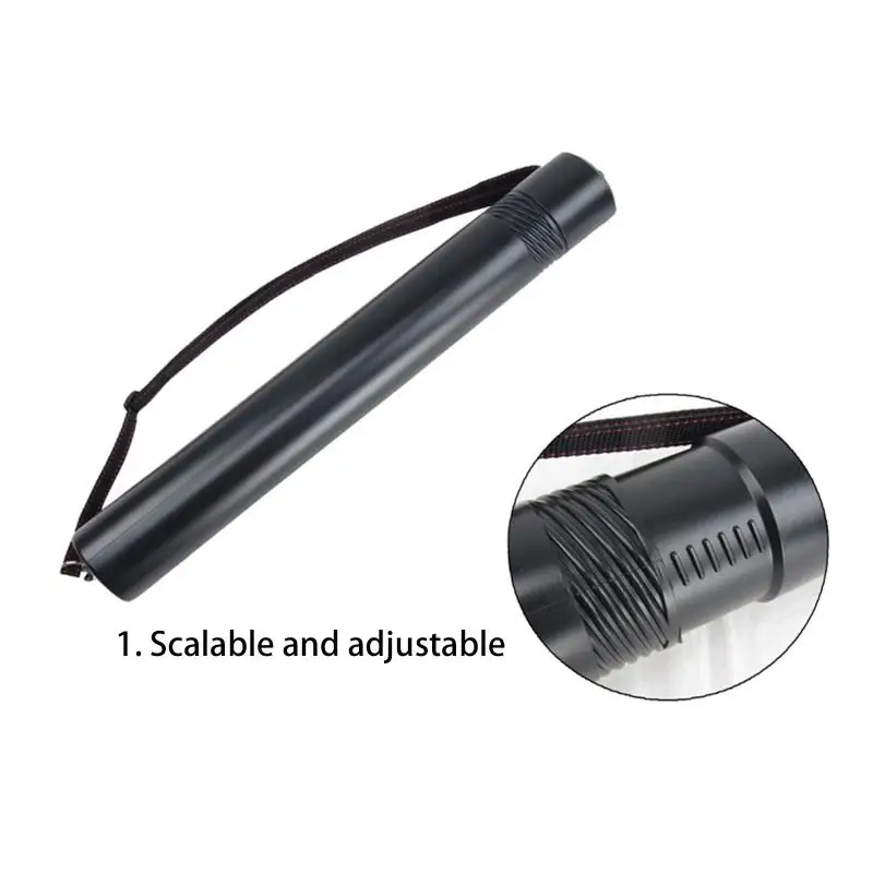 Telescoping Poster Tube Drop Resistant Portable Scalable Painting Cylinder for Outdoor Document Traveling Maps Canvas Architects