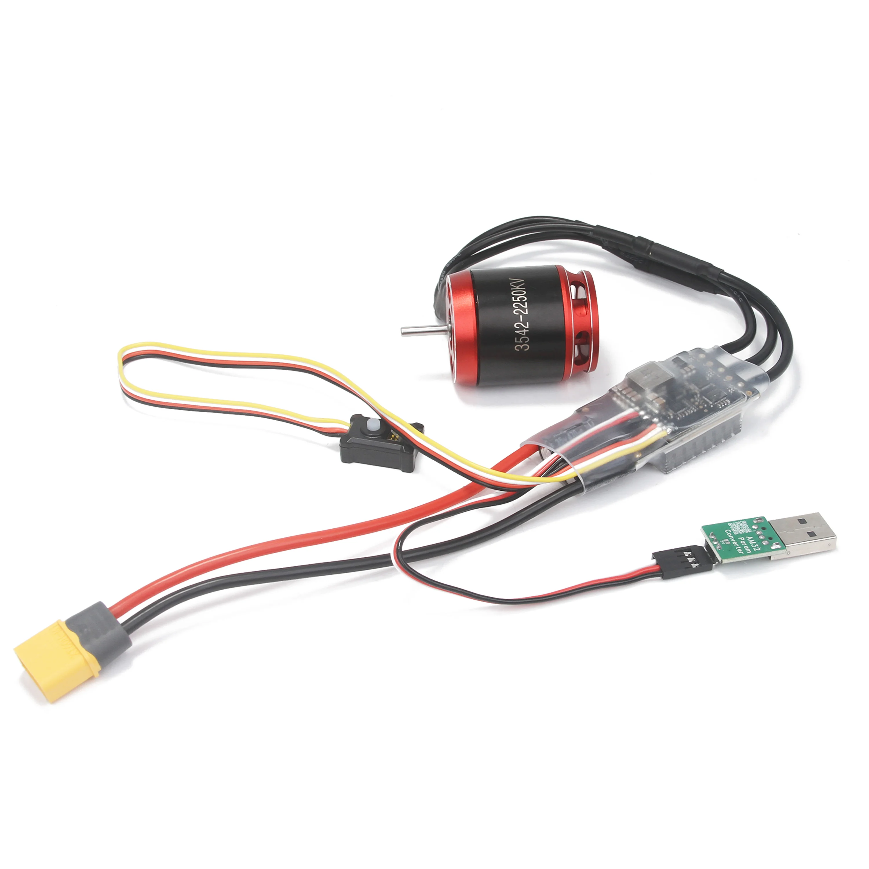 

NEEBRC RC Crawler Car 3542 1850KV 2250KV Brushless Motor AM32 80A ESC 2-6S BEC for AXIAL SCX10 90046 Traxxas TRX4 TRX6 RC Car