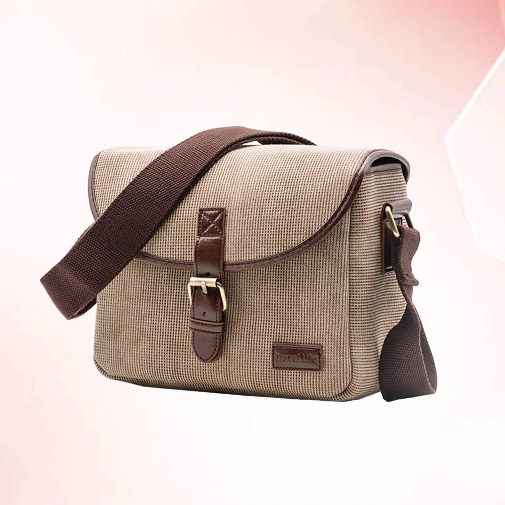 

Portable Oxford Cloth Camera Bag Shockproof Multi-Pocket Shoulder Handbag Suitable for Canon 200d800d