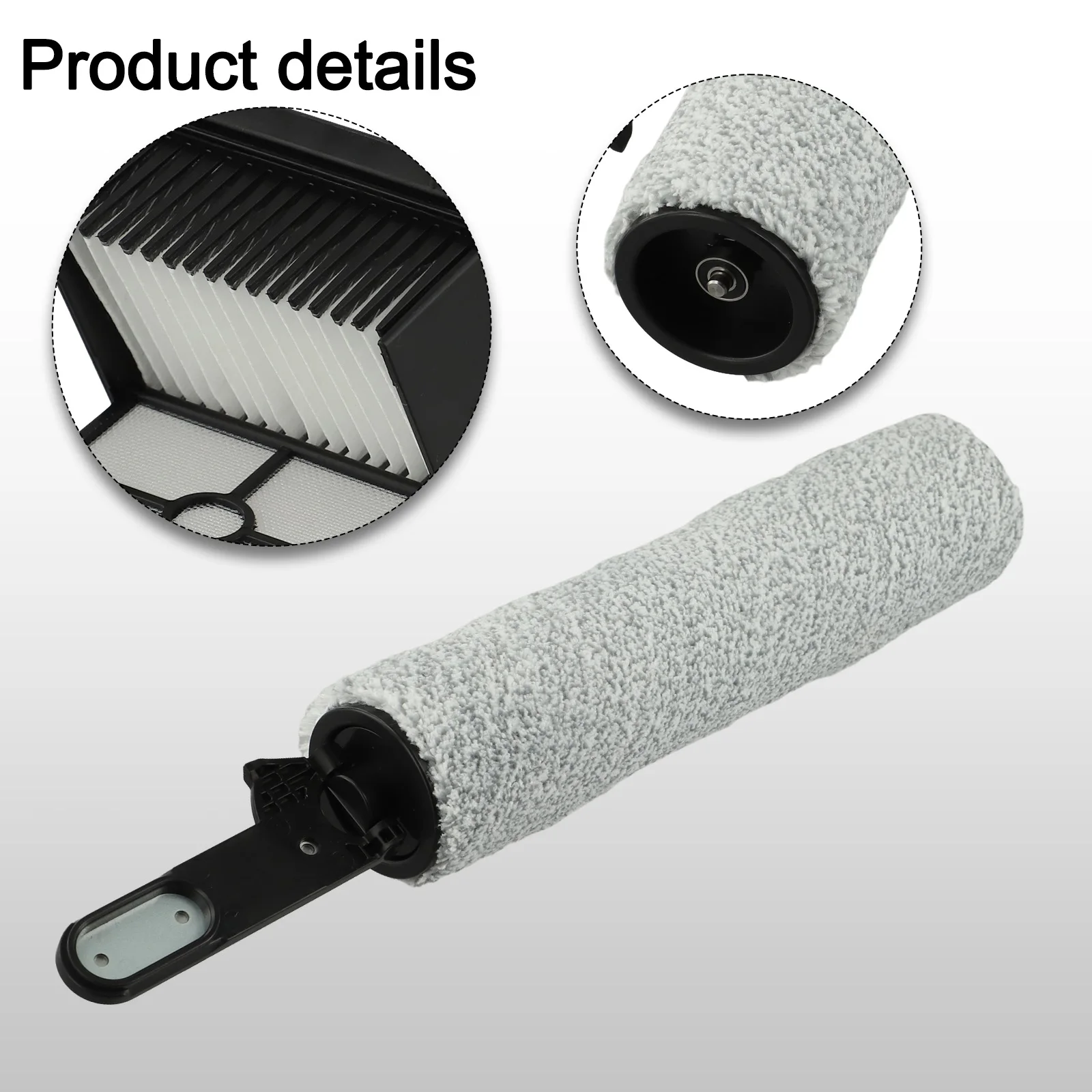 Пылесосная щетка для влажной и сухой уборки Фильтр основной щетки Простая установка Вакуумные детали Простая установка Гигиеническая чистка Длительный срок службы