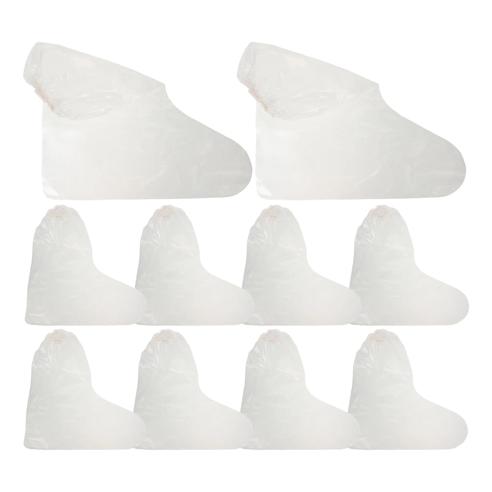 

10Pcs Thickened Rain Shoe Covers Waterproof Nonskid Overshoe Booties for Women Men Rainy Day Protection Rain Shoe Protector