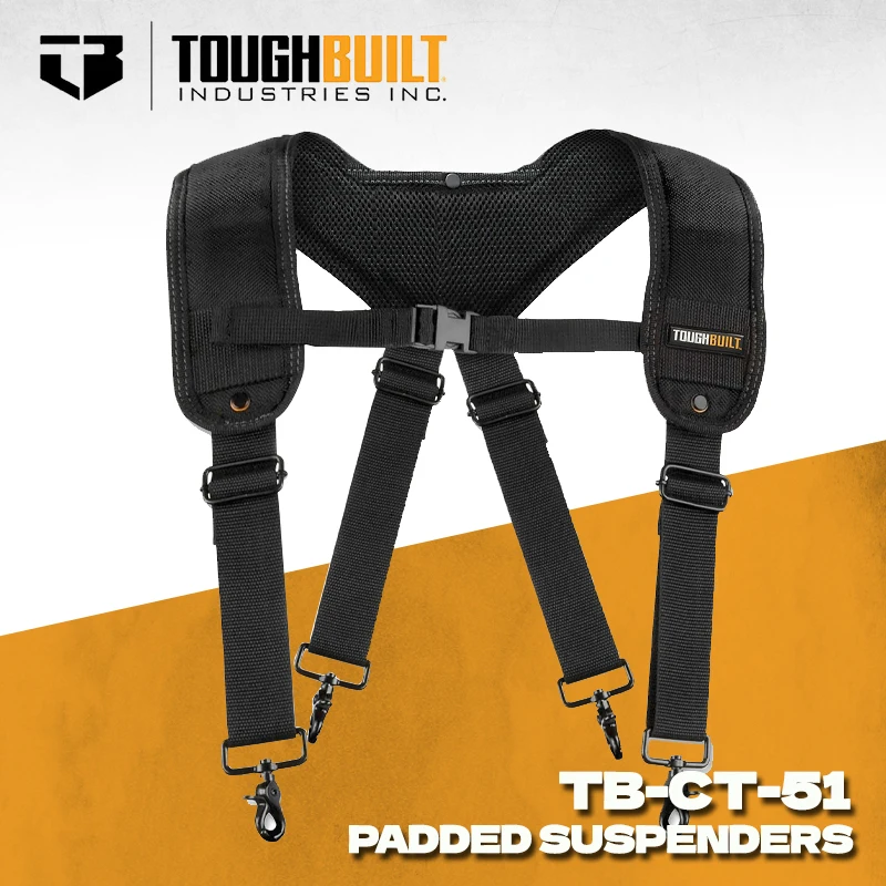 TOUGHBUILT TB-CT-51 Padded Suspenders Old Universal Construction Shoulder Strap Toughbuilt Bag Tool Accessories