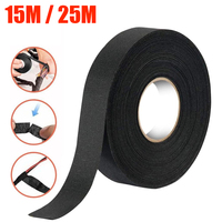 15/25M Wire Harness Automotive Cloth Tape Adhesive High Noise Resistance Heat Proof Fabric Electrical Tape for Wrapping Wiring