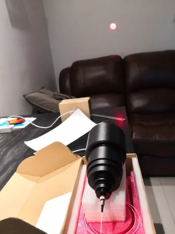 Extenseur de faisceau laser à fibre, interface David SMA905, interface D80, angle métallique variable réglable