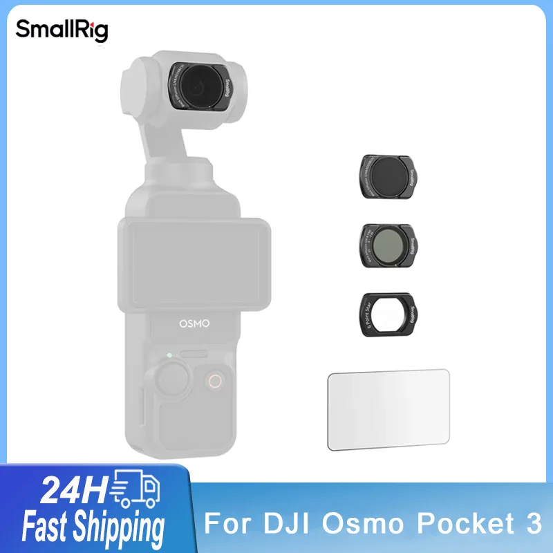 

Комплект фильтров SmallRig 5072 Cage 5117 Extended Cage 5122 Multifunctional Filter Kit для DJI Osmo Pocket 3