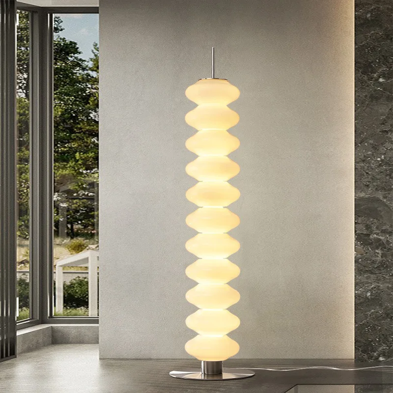 Candeeiro de pé, senso de design, alto valor, vertical, quarto, quarto