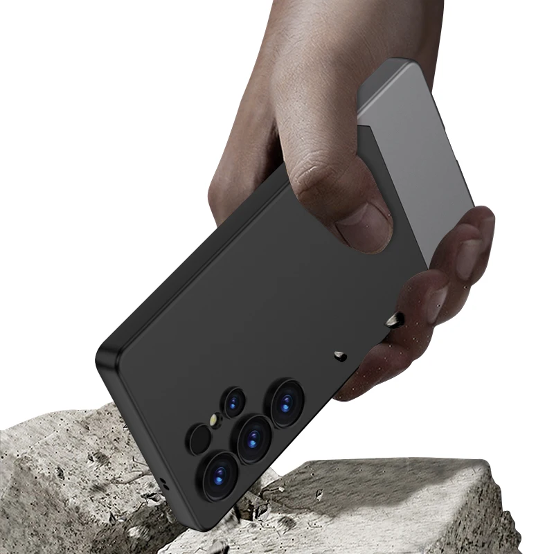 2 in 1 耐衝撃アーマーケースサムスンギャラクシー S25 ウルトラカメラ保護マットプラスチックハードカバーギャラクシー S25 ウルトラケース