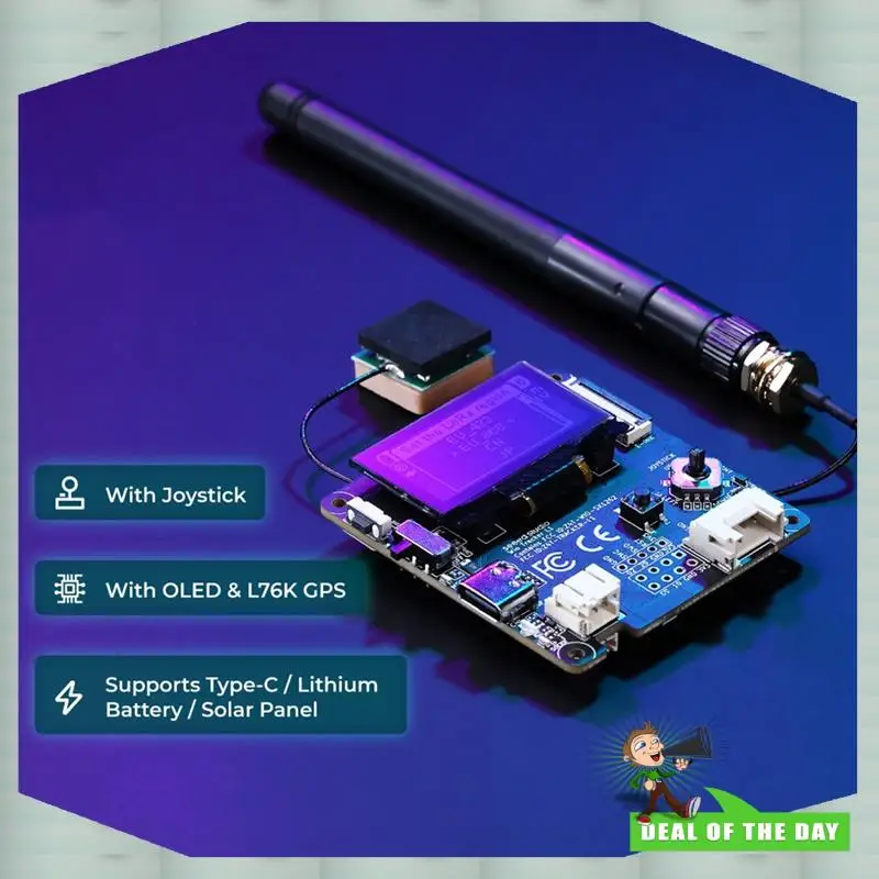 24-Hour Delivery Wio Tracker L1 OLED Low-Power GPS Tracking Lora Wio-SX1262 862-930Mhz NRF52840 L76K Meshtastic Node