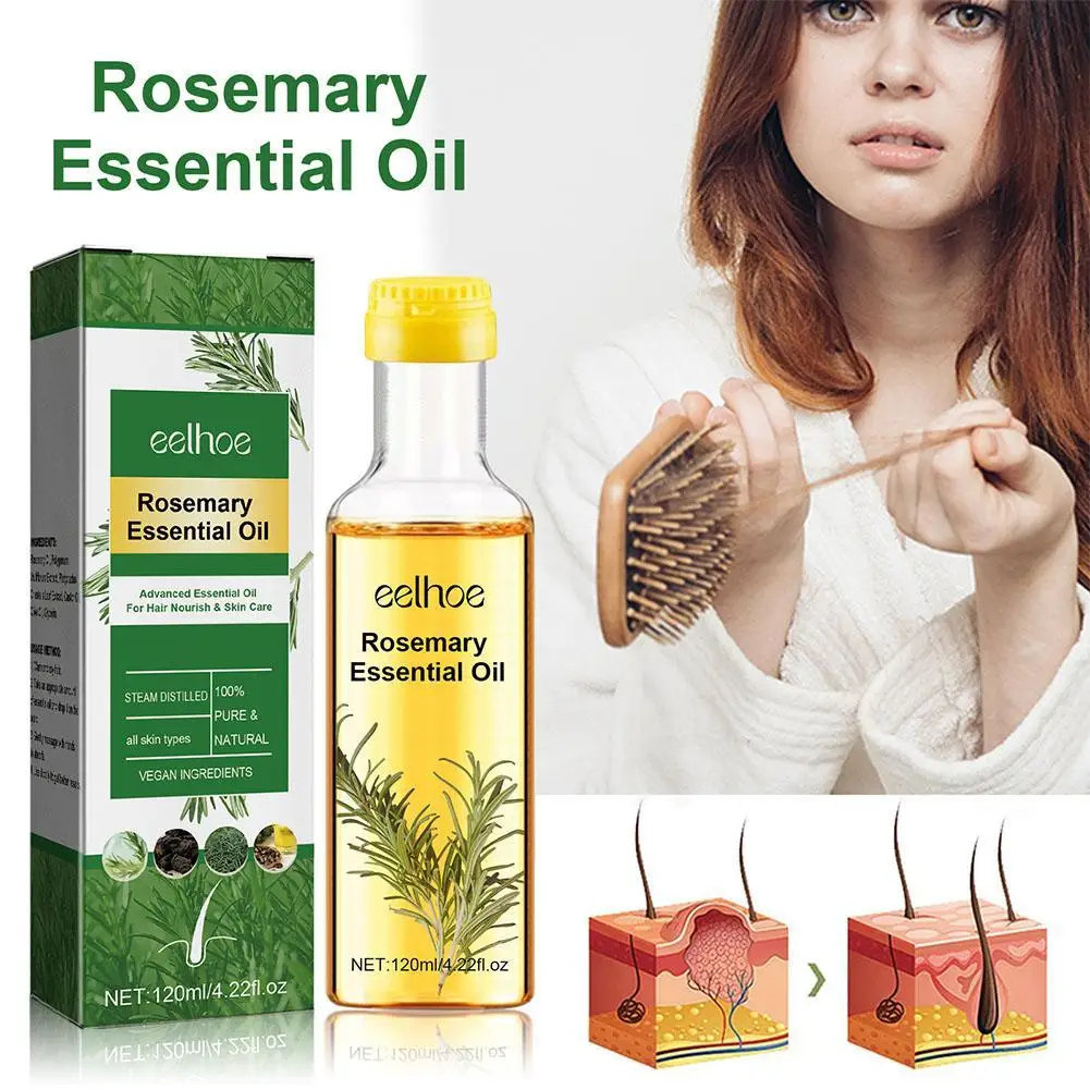 Rosemary Essential Oil for Hair Growth and Skin Care 100% Pure Natural Premium Grade for Enhancing Nourishing Hair Quality