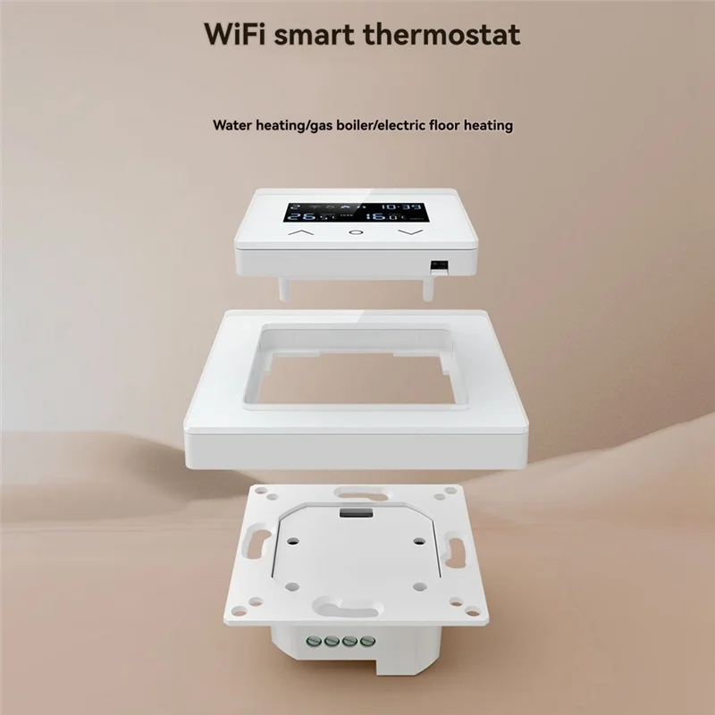

【B89E】Цифровой ЖК-дисплей Tuya Wi-Fi Умный термостат Контроллер температуры в помещении для дома