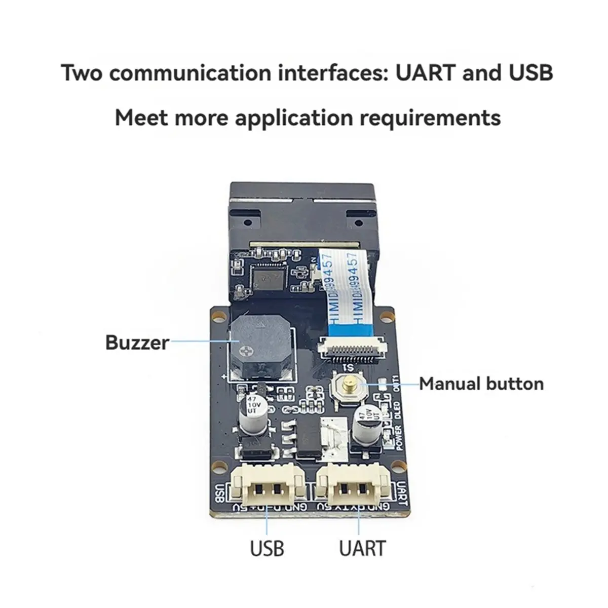 2026 NEW GM65Pro 1D 2D Barcode Scanner USB UART PDF417 Bar Code Reader QR Code Module CMOS with Cable for Bus Supermarket