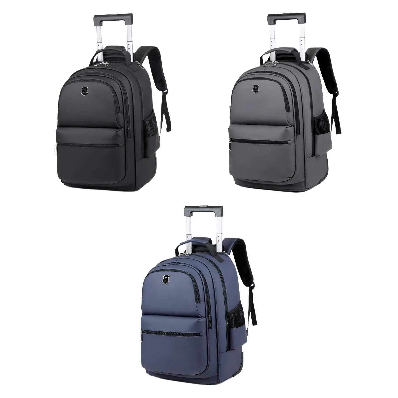 Rollbare Reisetasche, multifunktionaler Handgepäck-Rucksack für Fitnessstudio, Reisen, Computer