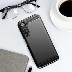 For Cover OPPO Realme 6 Case OPPO Realme 6 Pro Carbon Fiber Shell Anti-knock Phone Case For OPPO Realme 6 Real Me 6 Pro Cover