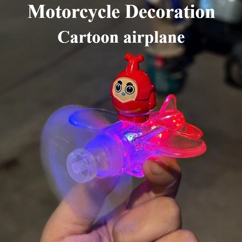 

Motorcycle Decoration Wind Power Generation Small Airplane Electric Car Led Bright Car Decoration Car Ambient Light