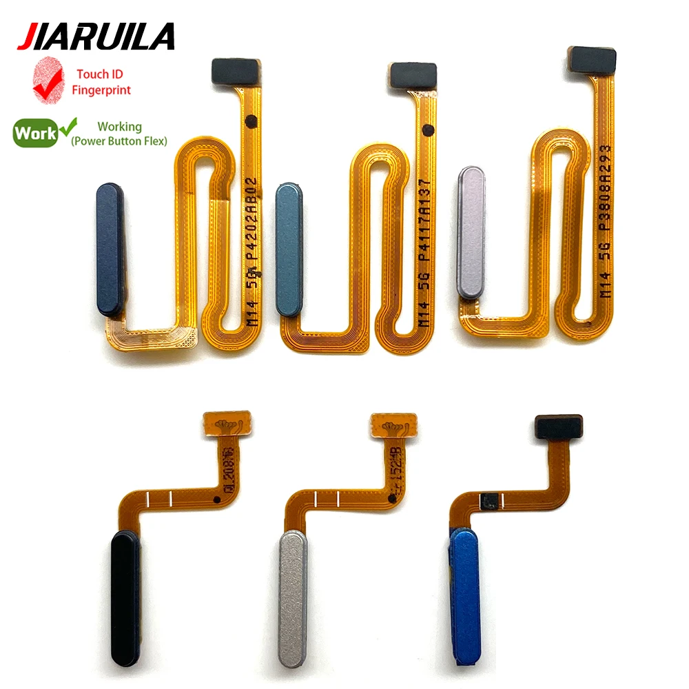 لسامسونج A06 A16 4G A26 5G A266B وظيفة التعرف على بصمات الأصابع الاستشعار الماسح الضوئي معرف اللمس موصل الطاقة زر المنزل فليكس