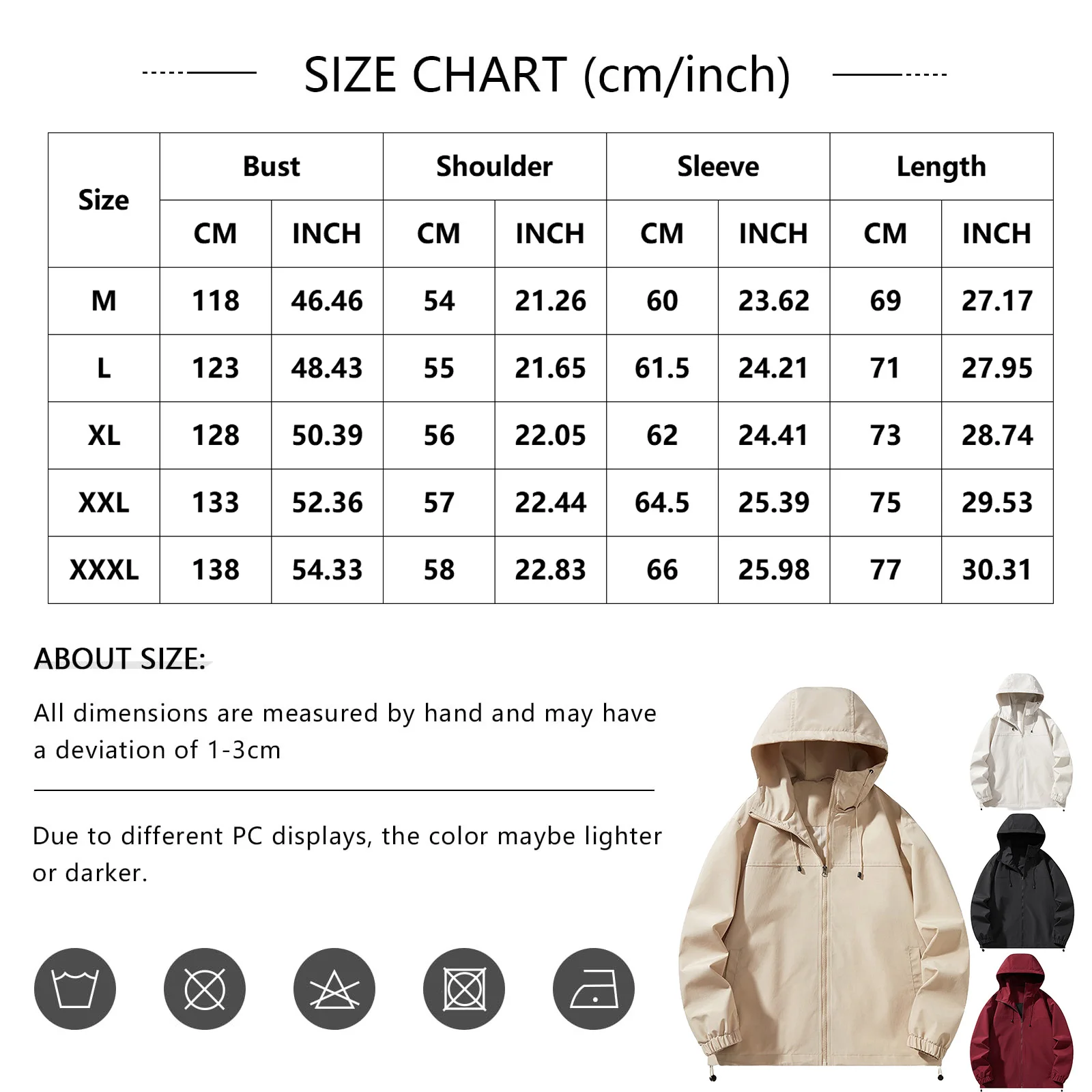 سترة رجالية النبيذ الأحمر بلون متعدد الألوان مقنعين سترة يندبروف سترة الرجال بلايز عادية في الهواء الطلق التنقل اليومي العملي