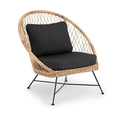 

Outdoor balcony small table and chair creative rattan chair three-piece set coffee table combination B & B terrace courtyard tab