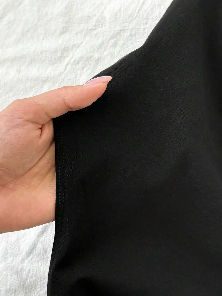 Tseoso 95% Cotton Black Off-Shoulder Long Sleeve Bodysuit,Basic Everyday Autumn Layering Piece,Slim-Fit All-Match Versatile
