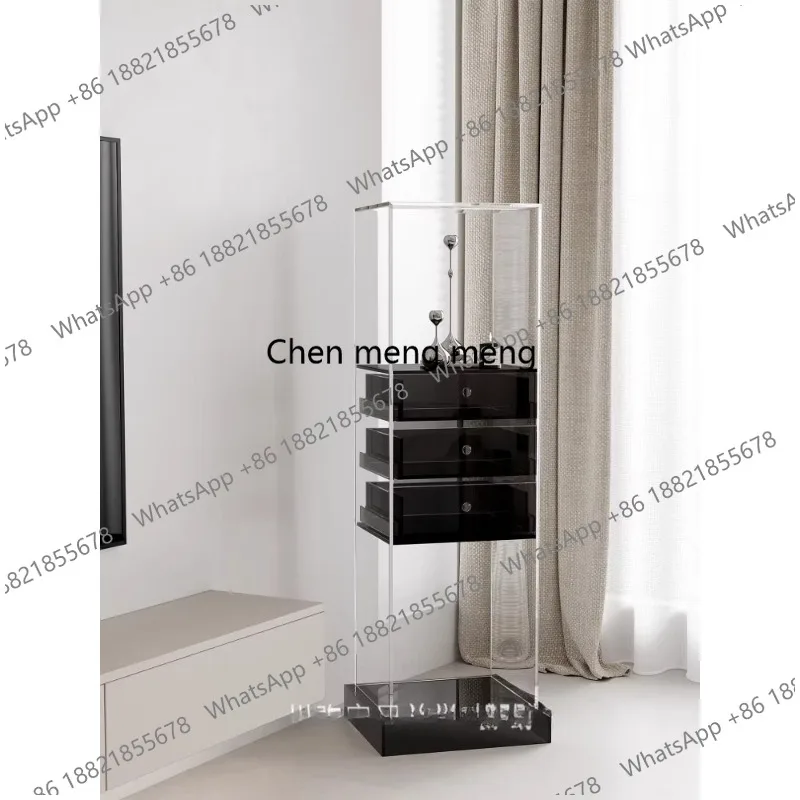 

Акриловый витринный шкаф для гостиной, домашний витринный шкаф в стиле лайт-люкс, винный шкаф для гостиной с выдвижными ящиками.