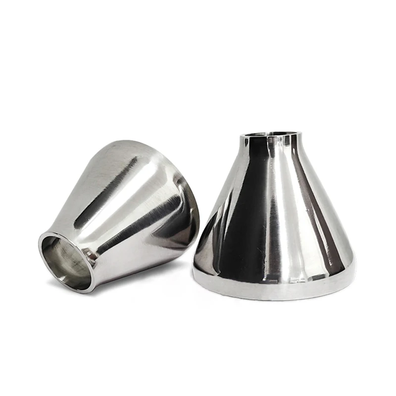 OD 19mm-114mm Sanitary Weld Concentic Reducer Pipe Fitting Stainless Steel 304 Reducing Adaptors Homebrew Beer Wine