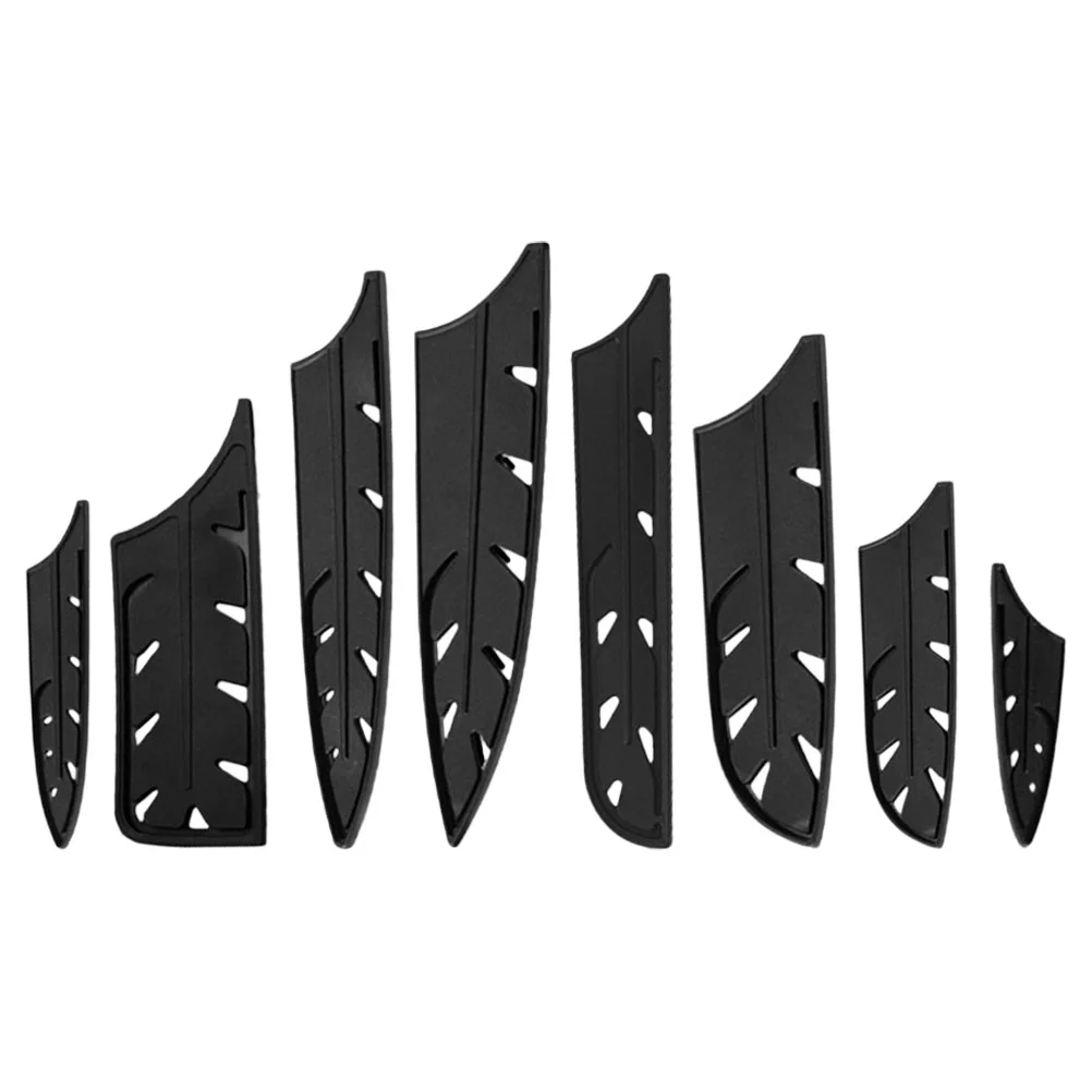 8-delige beschermer chef-kok keukenmessen snijgereedschap plastic koken beschermhoes gadget