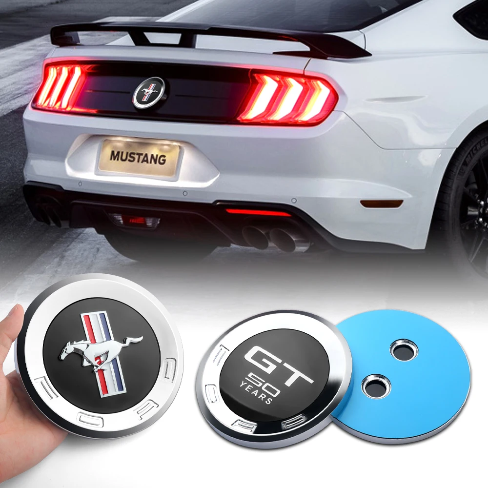 1PC Car Sticker Body Rear Trunk Logo Badge Car Accessories For Ford focus Mustang Shelby GT350 GT500 Car Styling