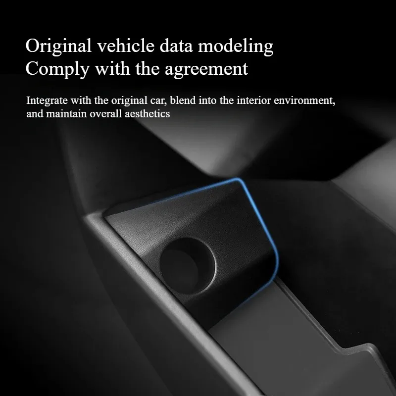 

Ящик для хранения адаптера для зарядки из АБС-пластика для Tesla Cybertruck 2024-2025, автомобильные аксессуары, разъем для дверной док-станции, адаптер для зарядки, ящик для хранения