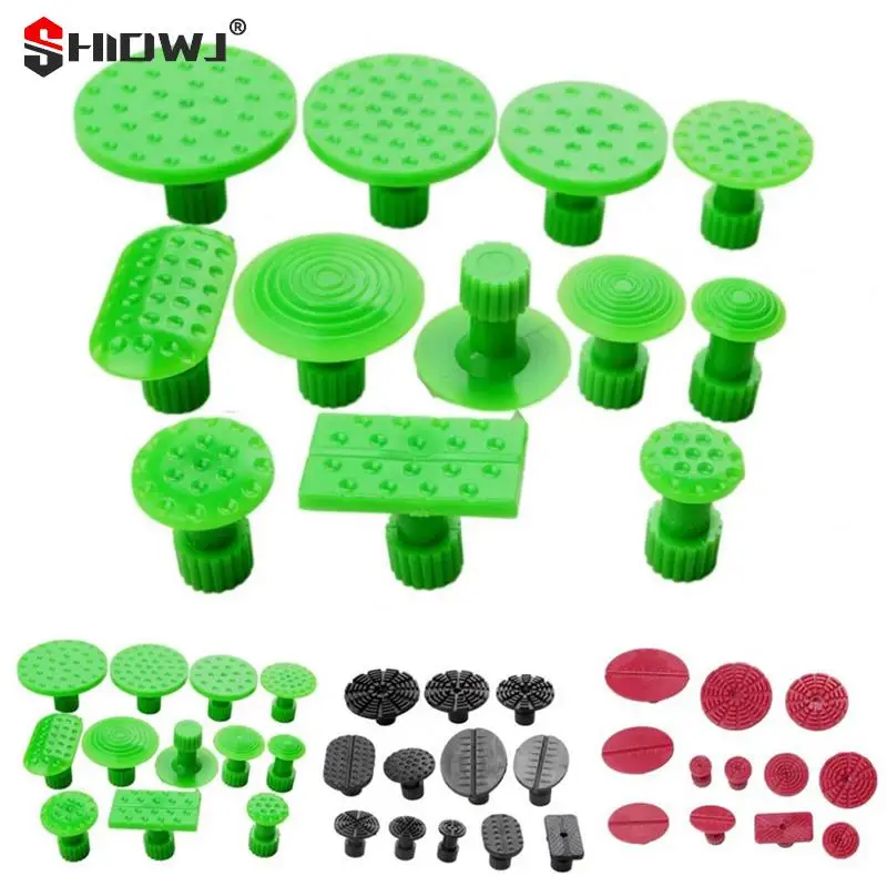 12Pcs Practical Pulling Tab Pads Portable Dent Repair Tools Durable Auto Dent Repair Puller Suction Cups Wide Application