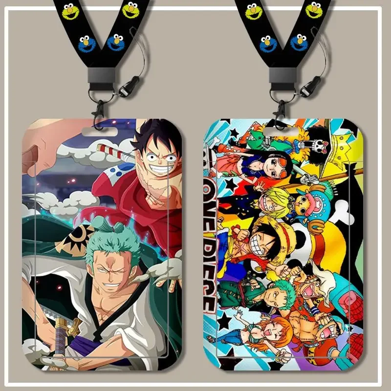 Anime One Piece Peripheral Ruffy Chopper Solon Campus Kartenhülle Schiebehülle Hartplastik Wasserdichte und sturzsichere Hülle Geschenk