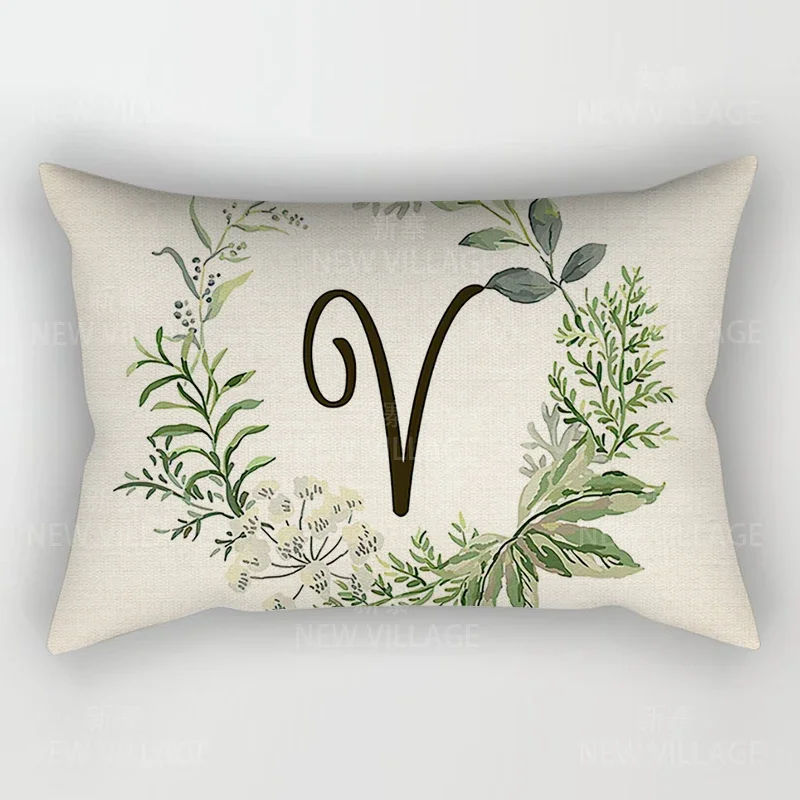 Home Decor 26 Letter Alphabet Pillowcase autumn decoration pillow cushion cover decorations throw pillow covers30*50 40x60 50*70