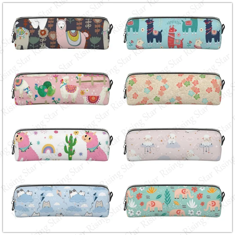 Alpaca cartoon animal dog Pencil Box Multifunctional Stationery Storage Bag School Supplies Pencil Bag Student Gift
