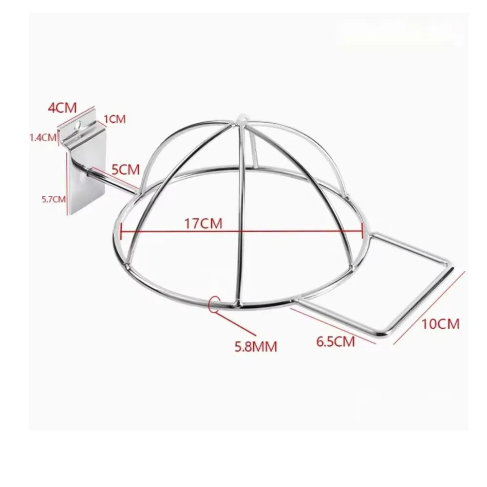 

Metal Duckbill Hat Rack Slot Wall Rack Hat Rack Hook Clothing Store Supermarket Shelf Installation Hanger Metal Storage Rack