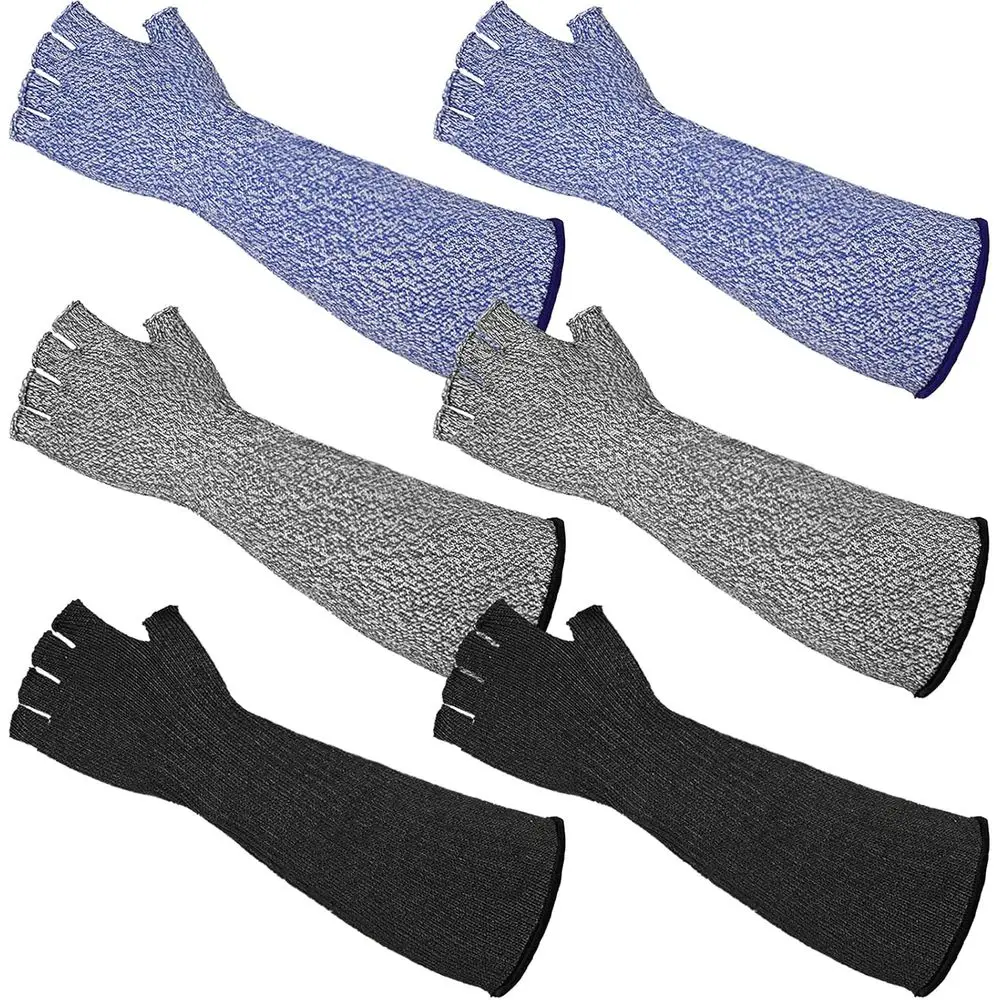 

Triple Set of Arm Sleeves: Protective, Cut-Resistant, Level 5 Burn-Proof