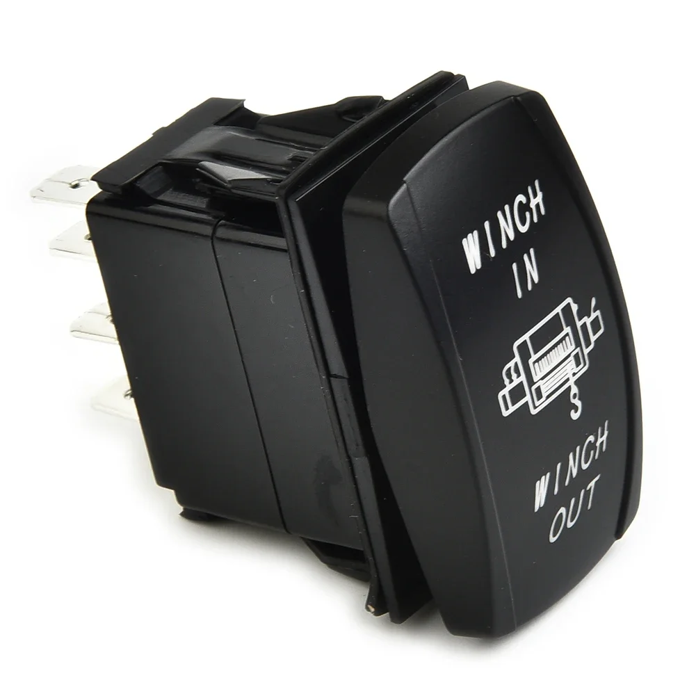 

High Quality New Portable Practical Reliable Switch Off-road Replacement Black Blue LED Boat IP66 Parts 1pc 7-pin