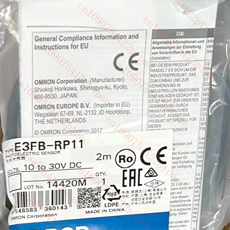 오므론 광전 센서 E3FB-RP11 E3FB-RP21 E3FB-RN12 E3FB-RN22 E3FB-RP12 E3FB-RP22
