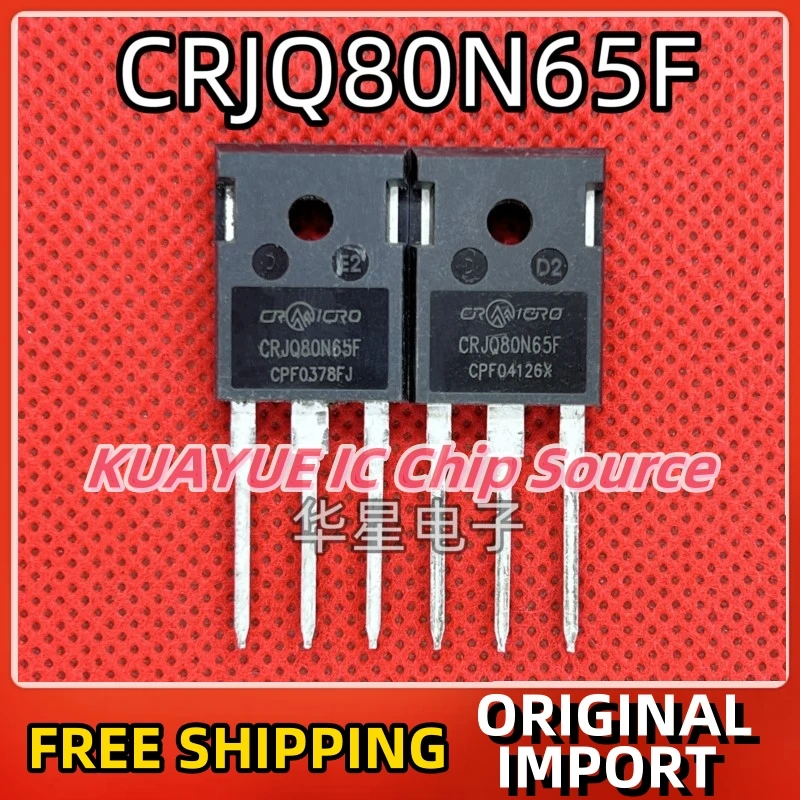 

10PCS-30PCS CRJQ80N65F TO-247 MOS 43A/650V Fast Shipping In Stock