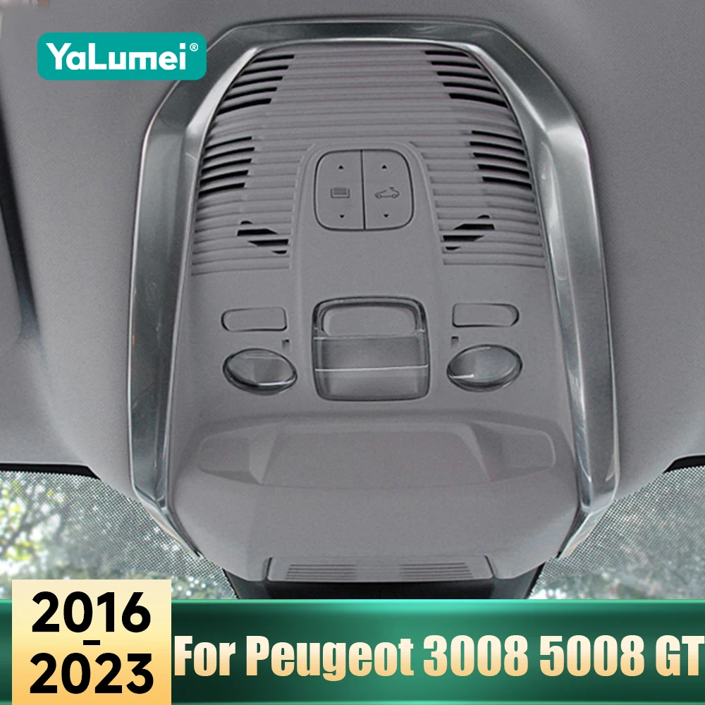 

Для Peugeot 3008 5008 GT 2016-2023: накладка-наклейка из нержавеющей стали на передние и задние фонари для чтения