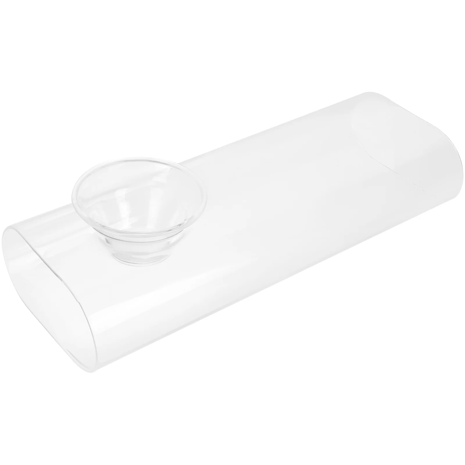 

1Set Glass Bowl with Dry Ice Dish Decorative Salad Bowl Perfect for Fruits Vegetables and Salads Glass Caviar Chiller Server