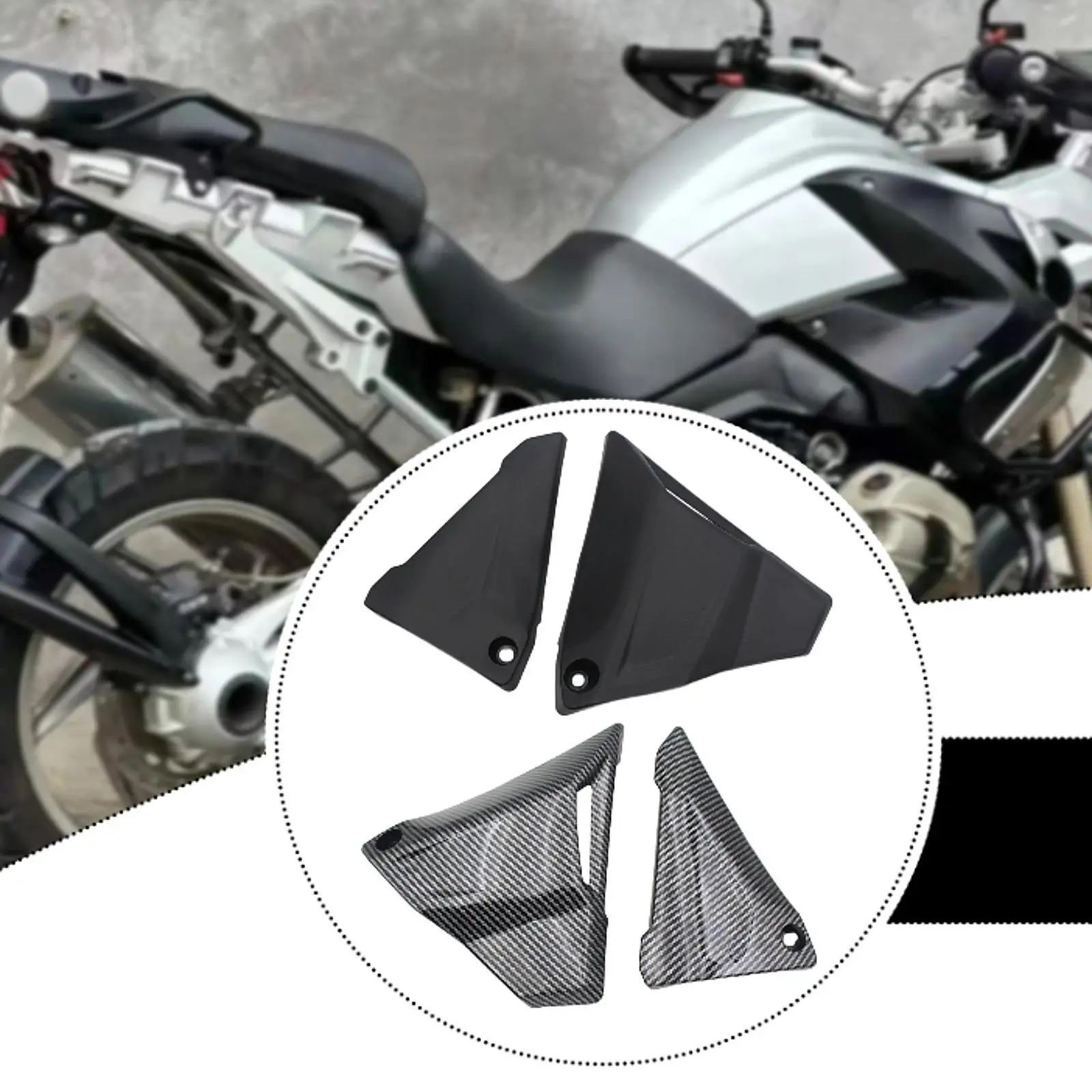 دراجة نارية الجانب هدية غطاء اكسسوارات السيارات اليسار اليمين 46638523155 قطع الغيار الحرس حامي ل R1250RS